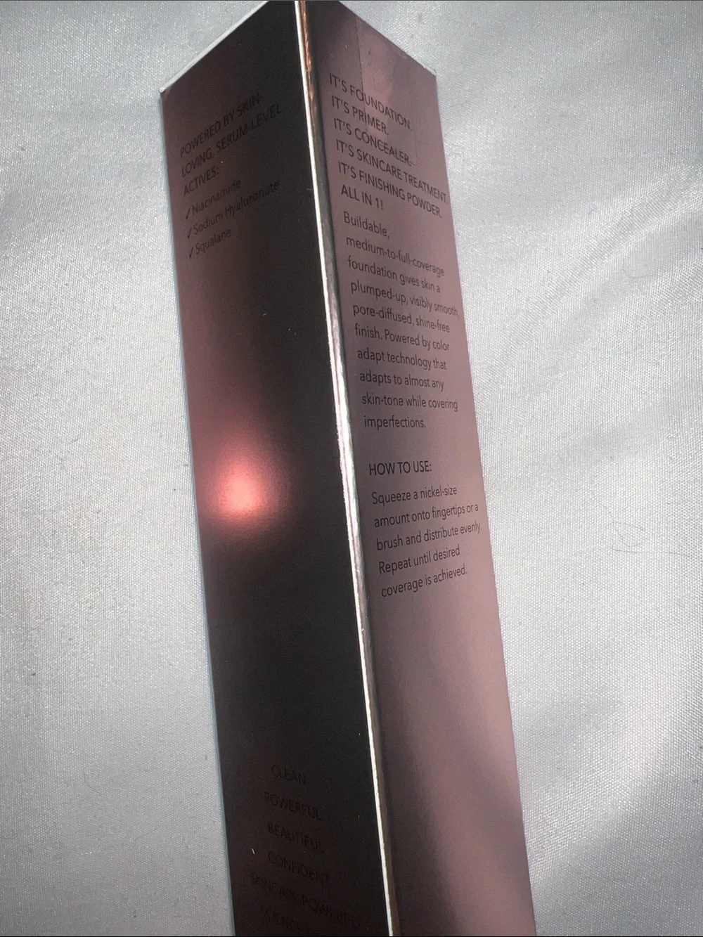 Nakery plumping velvet serum infused foundation
